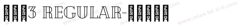 ケアゲ3 Regular字体转换